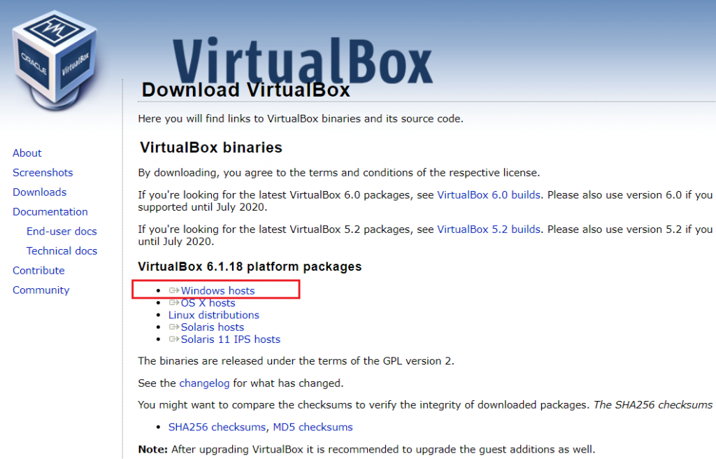 install rhel on hyper v vs virtualbox