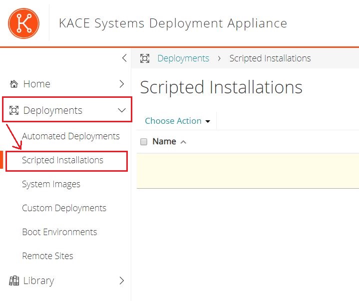 Kace SDA : Création de script d'installation pour Windows 10 UEFI