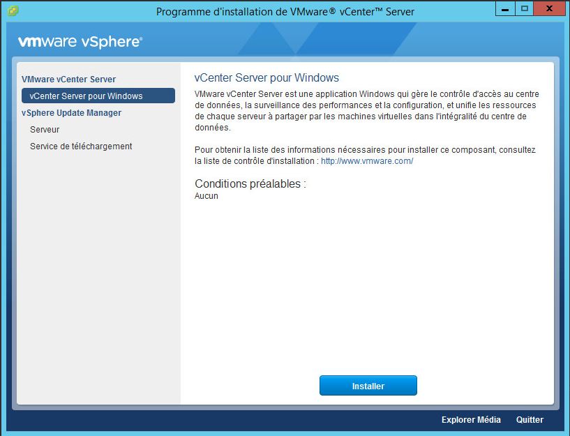 VMware : upgrade vCenter 6.0 vers 6.5