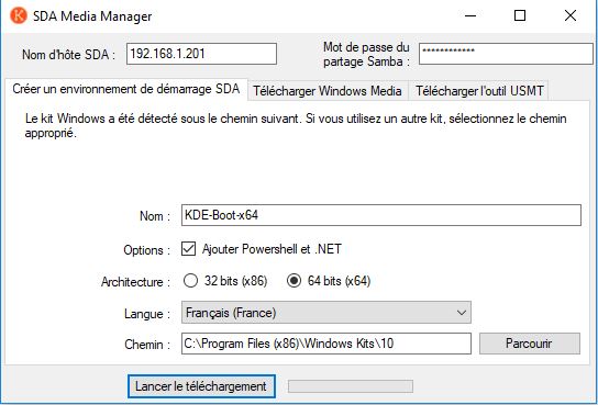 Kace SDA : Création d'un média bootable pour provisioning automatisé