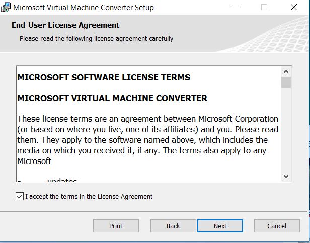 Hyper-v : conversion de disque avec Microsoft Virtual Machine Converter