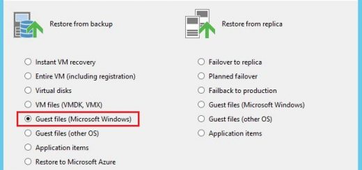 Veeam: Restauration d'un fichier Windows avec Veeam