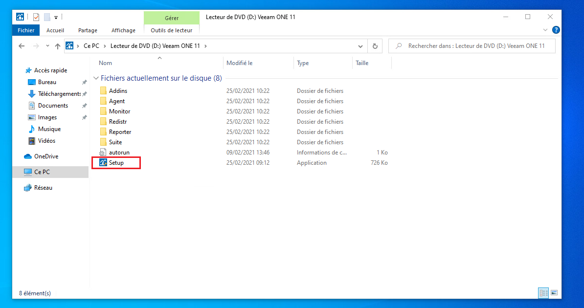 Installation et configuration initiale Veeam One