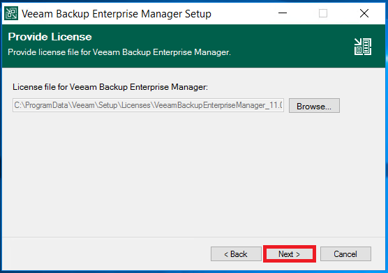 Veeam Enterprise Manager: Installation et configuration initiale