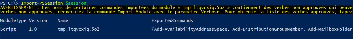 Office 365 : se connecter en powershell