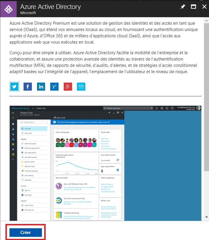 Azure : Création d'un domaine et configuration d'AD Azure Connect