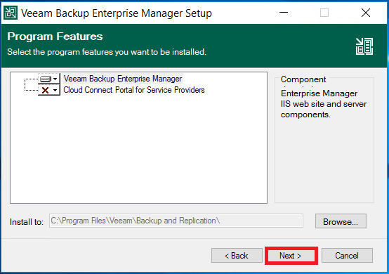 Veeam Enterprise Manager: Installation et configuration initiale