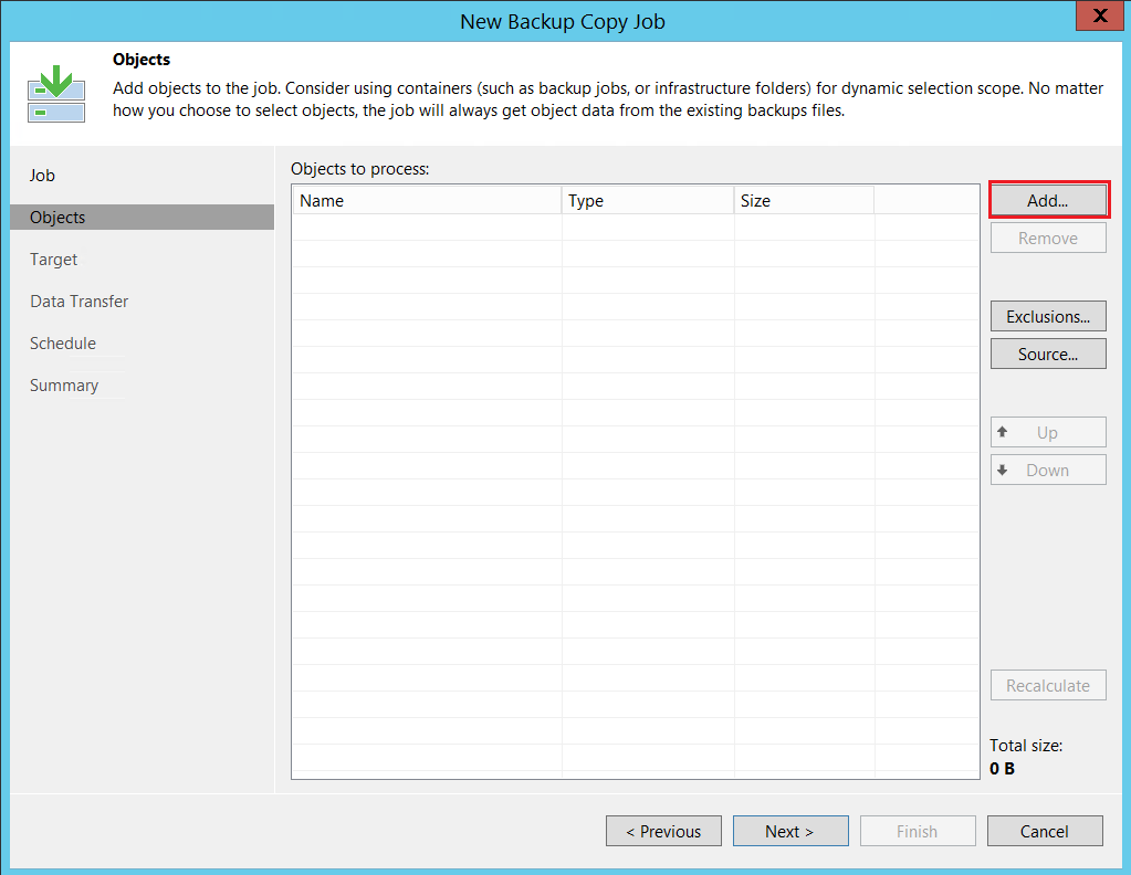 Veeam : Configurer un backup Copy Job afin d'externaliser ses sauvegardes