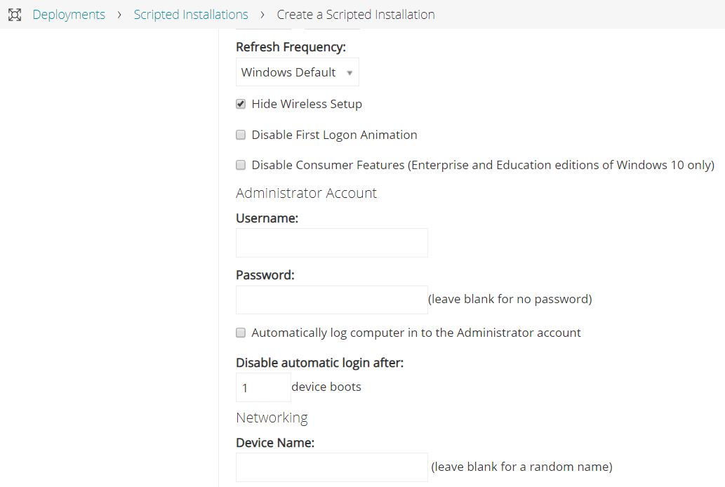 Kace SDA : Création de script d'installation pour Windows 10 UEFI