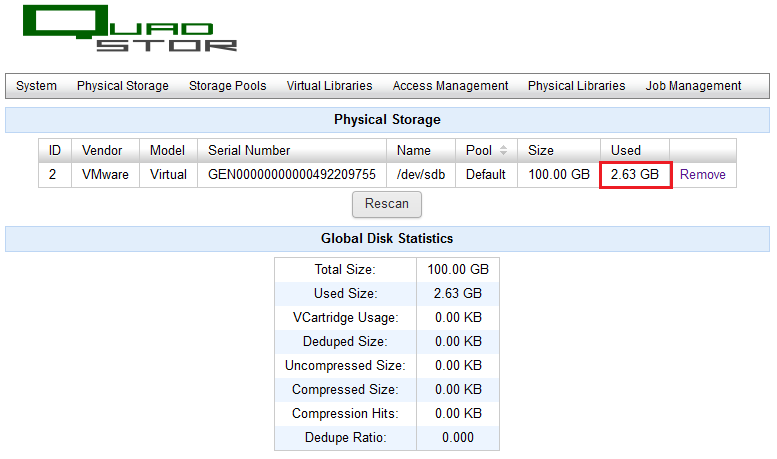 Veeam: Créer un VTL avec Quadstore et configurer Veeam pour la sauvegarde sur bande virtuelle