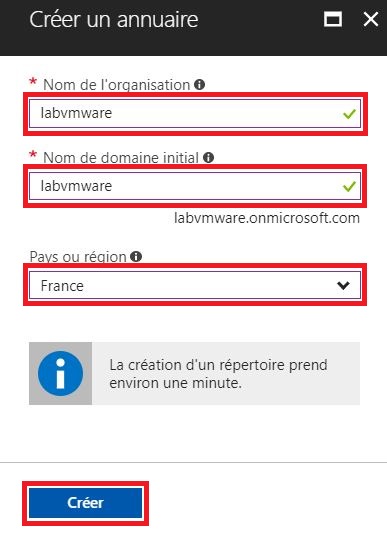 Azure : Création d'un domaine et configuration d'AD Azure Connect