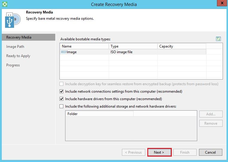 Veeam : Sauvegarde avec Veeam Agent pour Windows