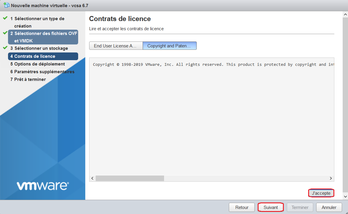 VMware: Déployer un vCSA 6.7