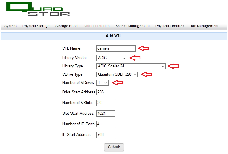 Veeam: Créer un VTL avec Quadstore et configurer Veeam pour la sauvegarde sur bande virtuelle