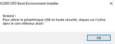 Kace SDA : Création d’une clé USB UEFI média bootable