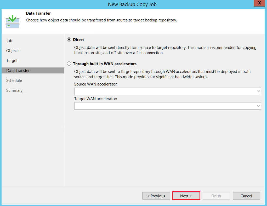 Veeam : Configurer un backup Copy Job afin d'externaliser ses sauvegardes