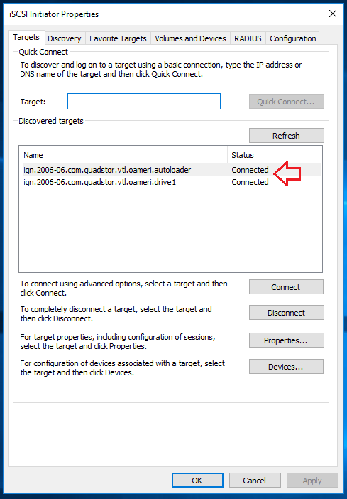 Veeam: Créer un VTL avec Quadstore et configurer Veeam pour la sauvegarde sur bande virtuelle