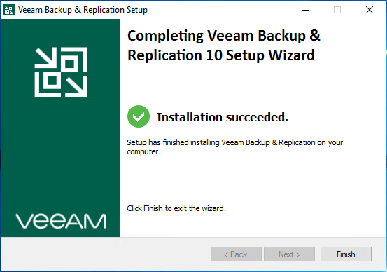 Installation Veeam Backup & Recovery v10