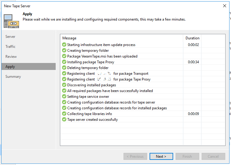 Veeam: Créer un VTL avec Quadstore et configurer Veeam pour la sauvegarde sur bande virtuelle