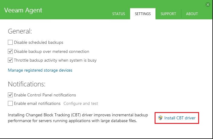 Veeam : Sauvegarde avec Veeam Agent pour Windows