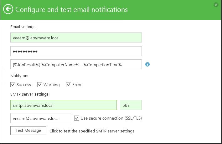 Veeam : Sauvegarde avec Veeam Agent pour Windows