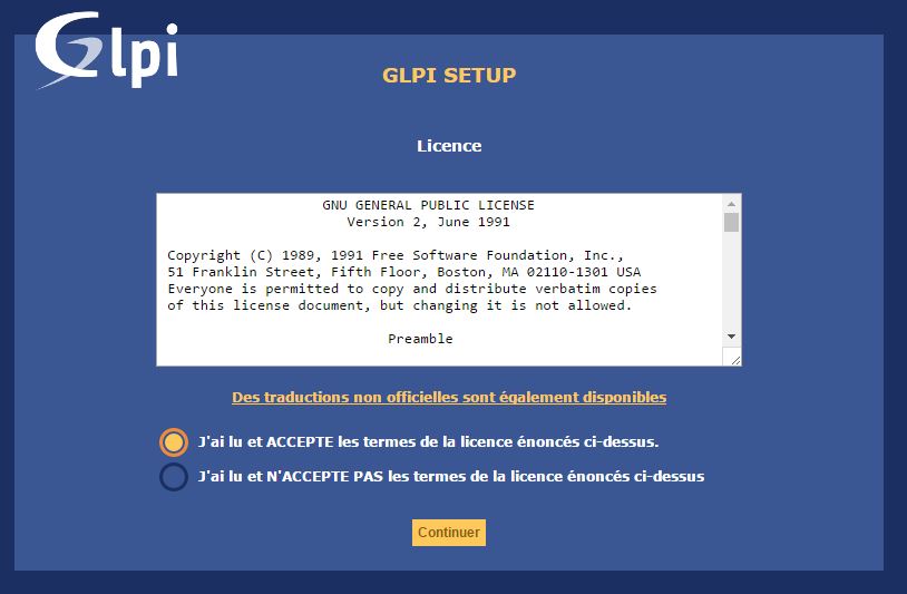 GLPI : Installation et configuration