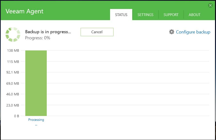 Veeam : Sauvegarde avec Veeam Agent pour Windows