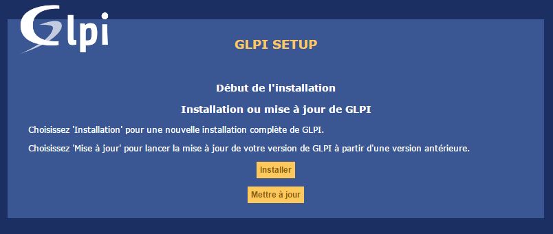 GLPI : Installation et configuration