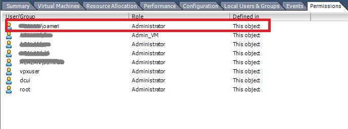 VMware : Activer l'authentification AD sur un ESXi