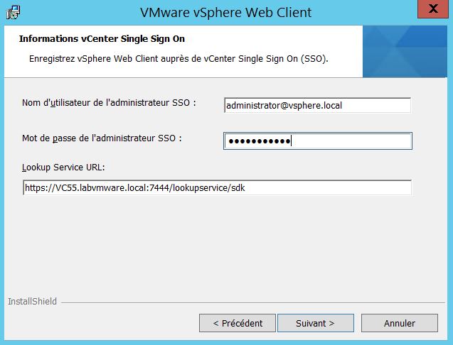 VMware : Installer vCenter Server 5.5 sous Windows Server
