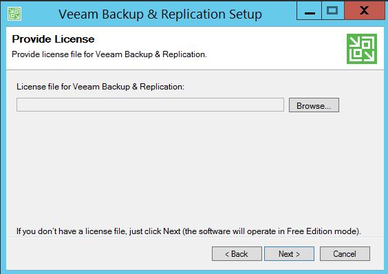 Installer Veeam Backup version gratuite