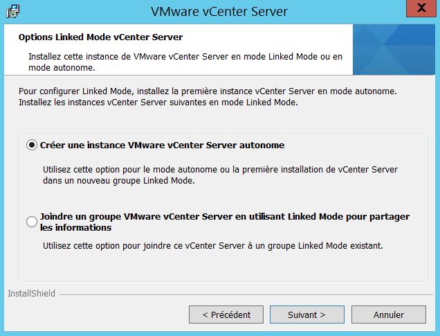 VMware : Installer vCenter Server 5.5 sous Windows Server