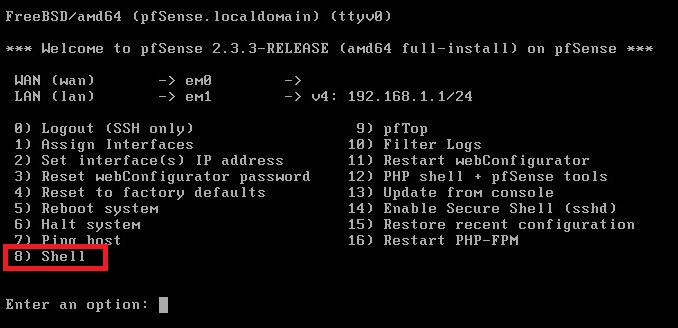 Pfsense : Mise en place d'un routeur frontal sur un ESXi dédié
