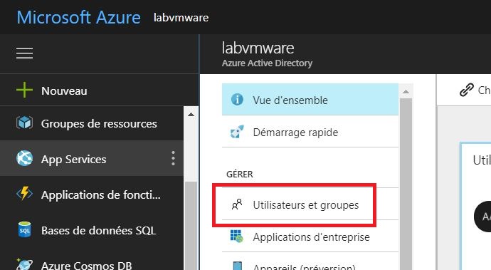 Azure : Création d'un domaine et configuration d'AD Azure Connect