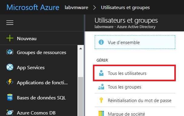 Azure : Création d'un domaine et configuration d'AD Azure Connect