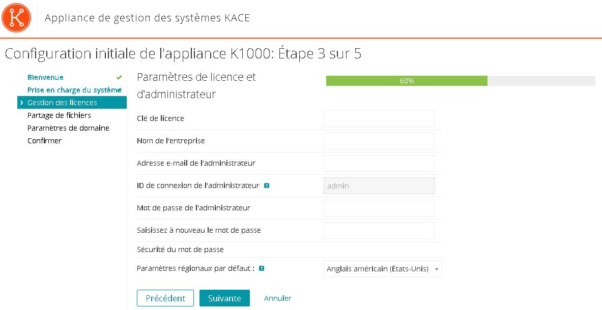 Kace : Déploiement du SMA Systems Management Appliance