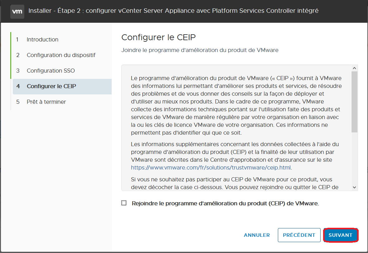 VMware: Déployer un vCSA 6.7