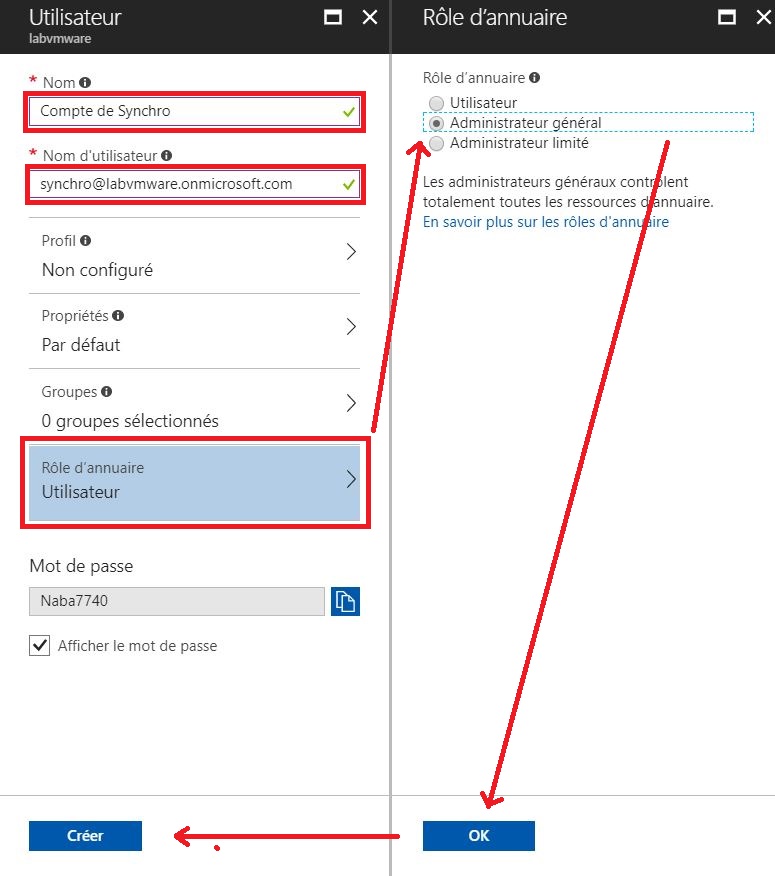 Azure : Création d'un domaine et configuration d'AD Azure Connect