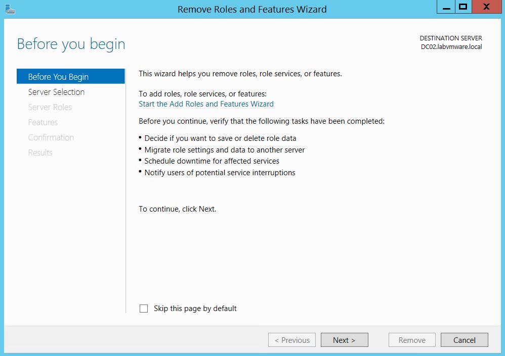 Windows Server 2012 Core : Installer/supprimer l'interface graphique