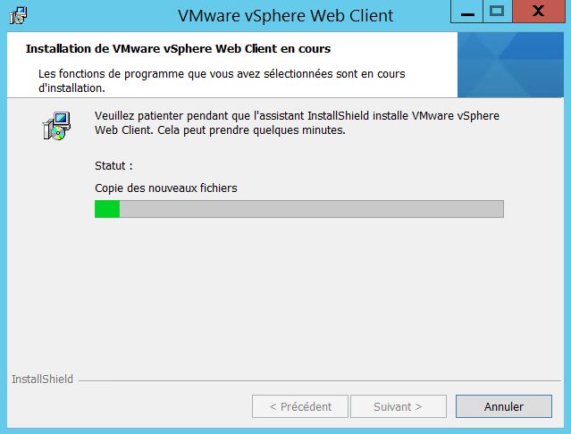 VMware : Installer vCenter Server 5.5 sous Windows Server