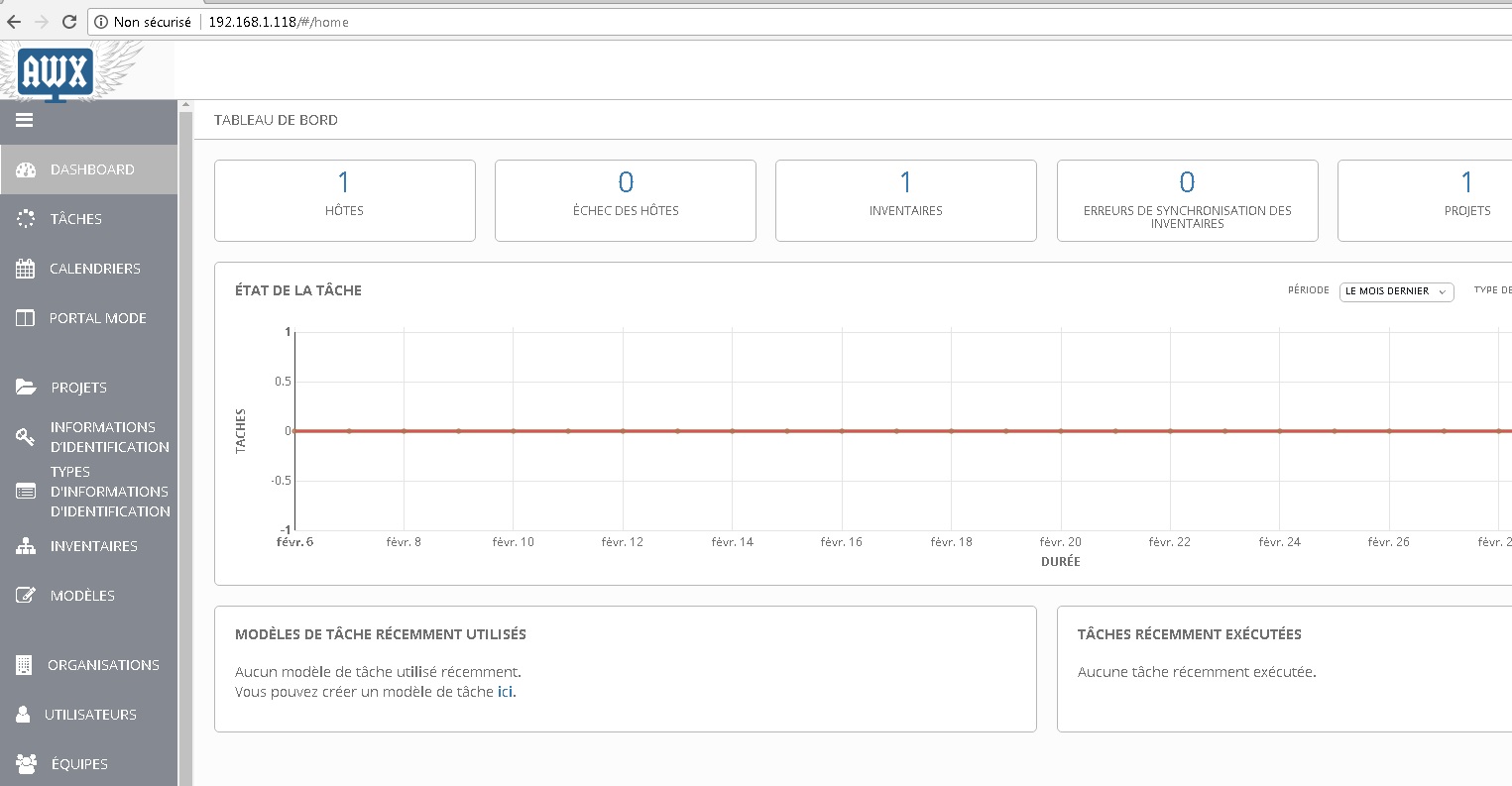 Ansible Tower : installation de la version gratuite AWX