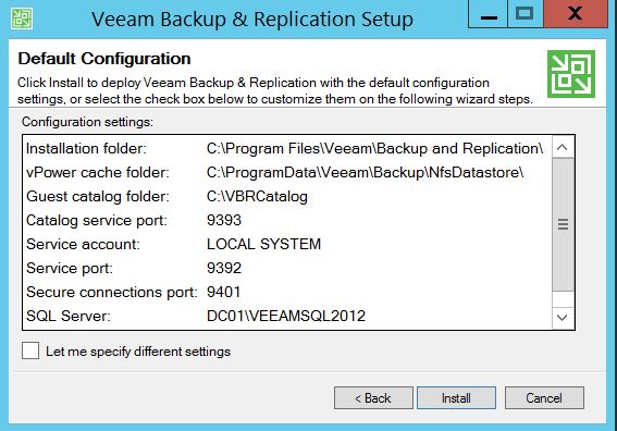 Installer Veeam Backup version gratuite