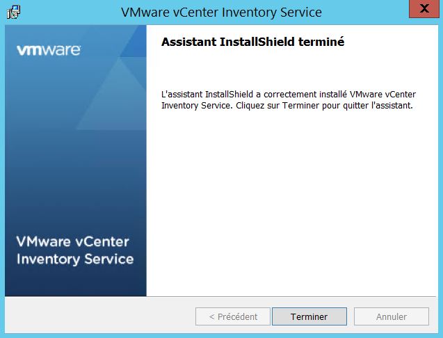 VMware : Installer vCenter Server 5.5 sous Windows Server