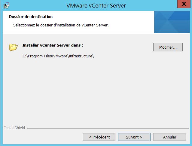 VMware : Installer vCenter Server 5.5 sous Windows Server