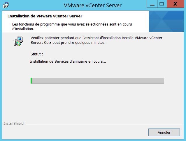 VMware : Installer vCenter Server 5.5 sous Windows Server