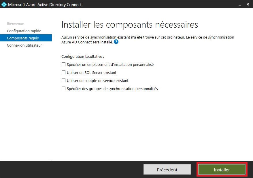 Azure : Création d'un domaine et configuration d'AD Azure Connect