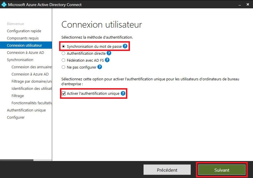 Azure : Création d'un domaine et configuration d'AD Azure Connect