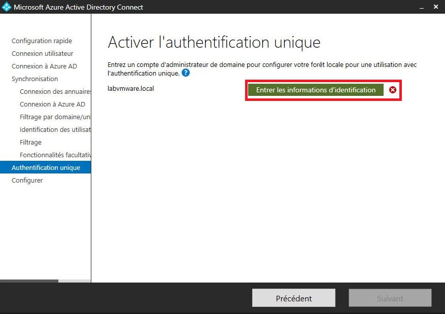 Azure : Création d'un domaine et configuration d'AD Azure Connect