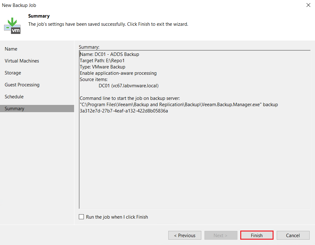 Veeam: Sauvegarder et restaurer des objets Active Directory