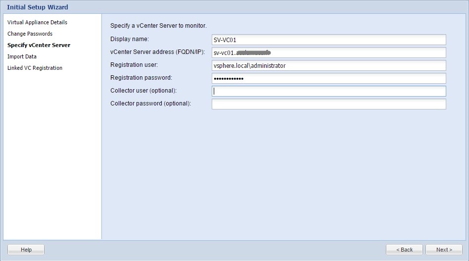 VMware : Install vCenter Operation Manager vCops